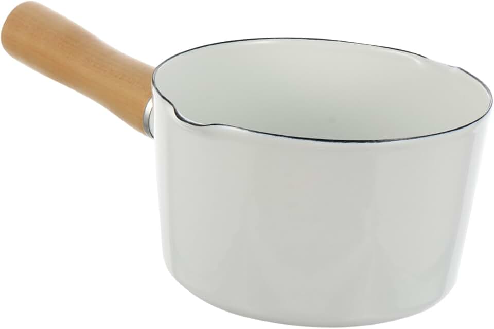 Mini Enamel Saucepan for Cooking and Heating