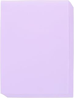 100 Light Purple Construction Sheets for Crafts and Printing
