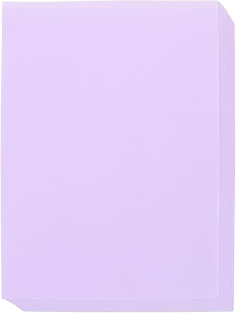 100 Light Purple Construction Sheets for Crafts and Printing