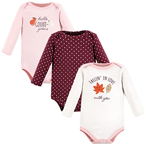 Uni   Cotton Long-Sleeve Bodysuits, Fall, 0-3 Months