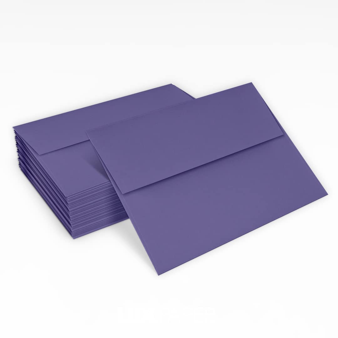 Purple 4Bar Invitation Envelopes, Peel & Press, 50 Pack