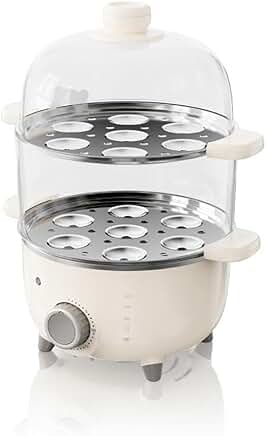 Stainless Steel Egg Cooker with Timer