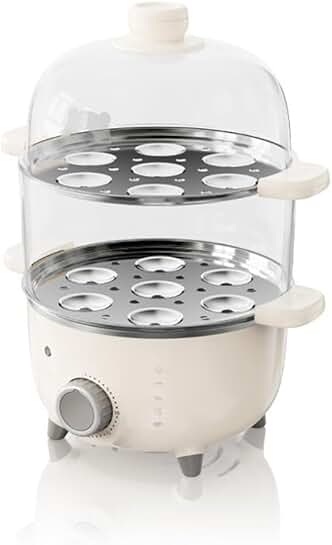 Stainless Steel Egg Cooker with Timer
