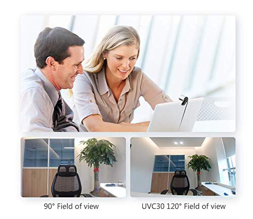 GTW Bundle with Yealink UVC30 Webcam and Global  Gold Support Plan - for Streaming Voice and Video, Distance Learning, Remote Work, School, Conferencing Apps - Zoom, Webex, Meet, Teams