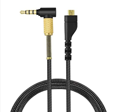 '-1.5M Arctis 7 Audio Headset Gaming Headset Cable Compatible with SteelSeries Arctis 7 Arctis 5 Arctis 3 Arctis Pro Wireless Gaming Headset (Black)