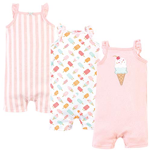 Uni   Cotton Rompers Ice Cream, 6-9 Months