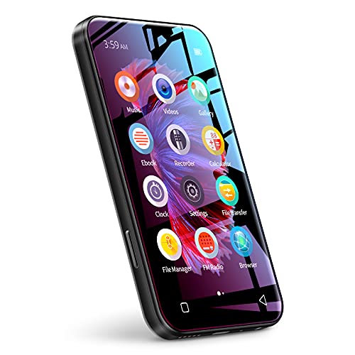 WiFi MP3 Player with Bluetooth and Touch Screen in Black