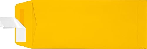Yellow #10 Business Envelopes, Peel & Press, 50 Pack