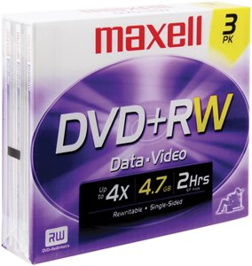 4.7 DVD+RW (3-Pack)