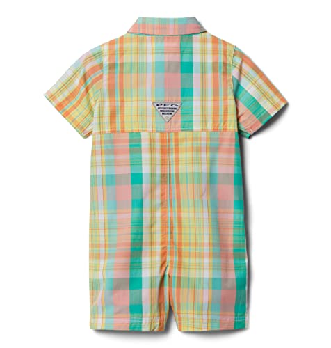 Baby Bonehead Romper, Sorbet Mid Day Madras, 3/6