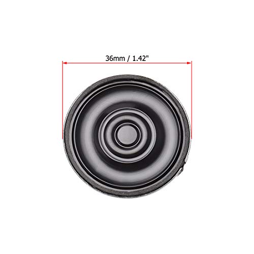 0.5W 16 Ohm Micro Internal Speaker Magnet Loudspeaker 36mm Dia 2pcs