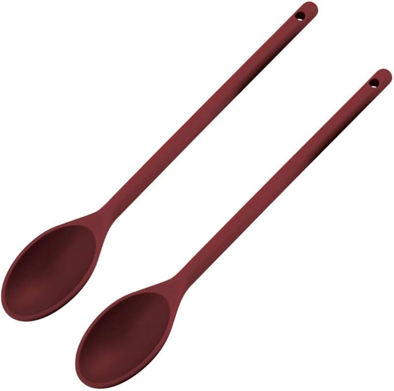 12-inch high heat nylon cooking spoons, set of 2