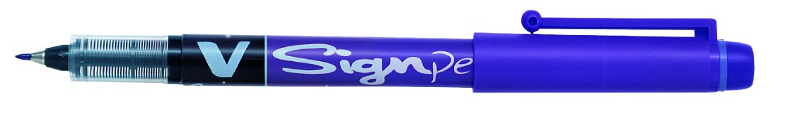Violet Liquid Ink Pen with 2.0 mm Tip