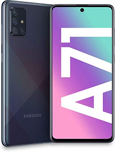 '- Galaxy A71 A716U 5G Fully Unlocked 128GB - Prism Cube Black (Renewed)