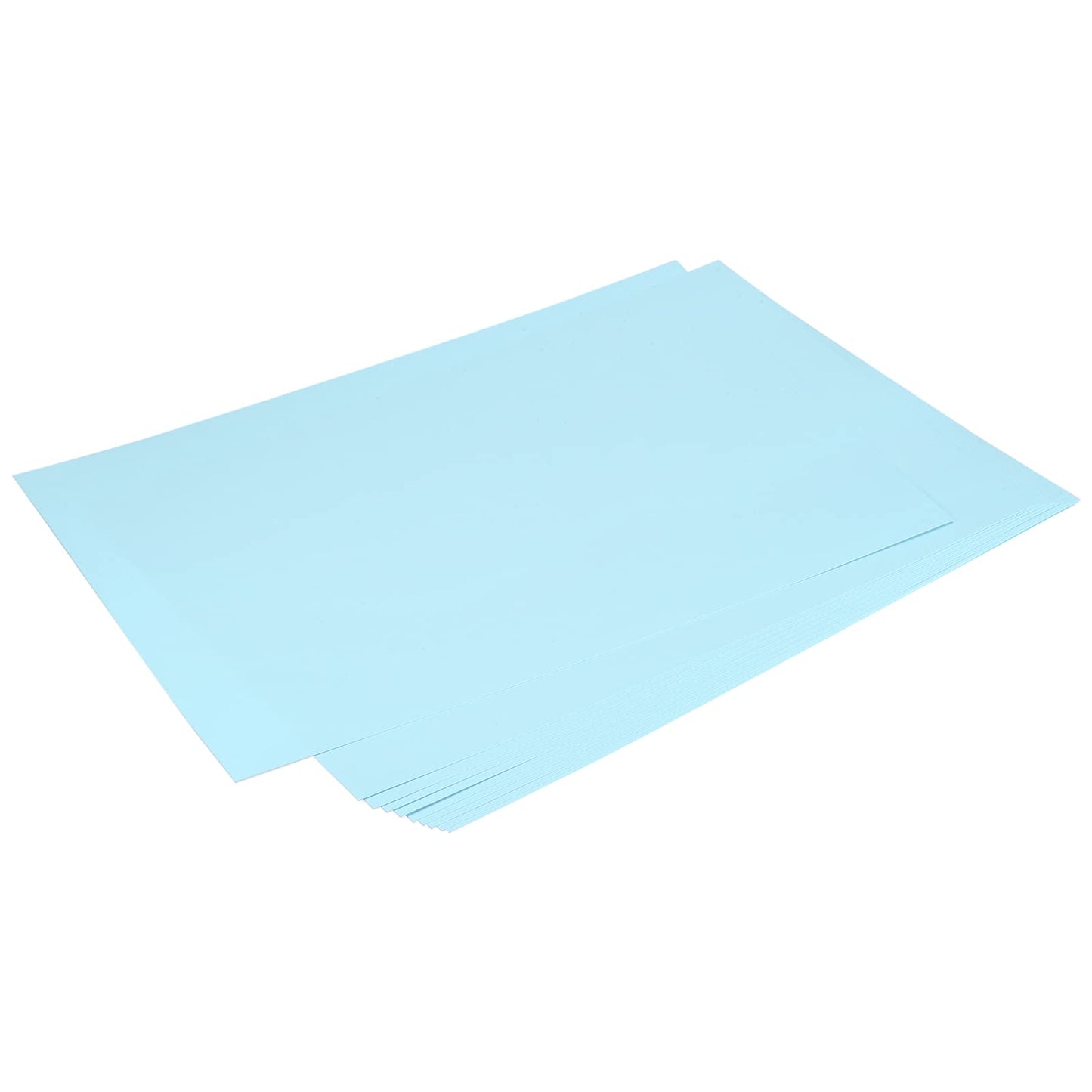 Light Blue Cardstock Scrapbook Paper Pack - 10 Sheets