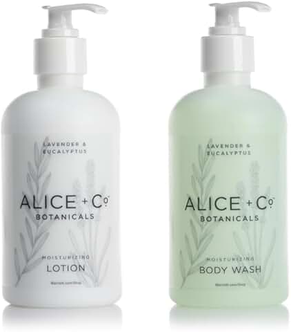 Lavender and Eucalyptus Body Wash and Lotion Set