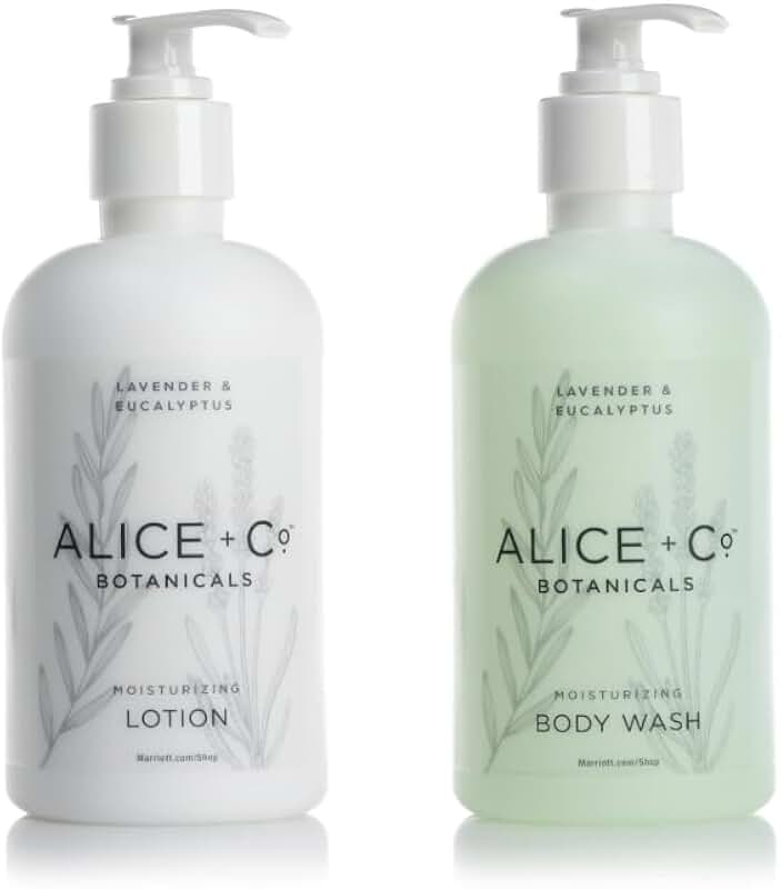 Lavender and Eucalyptus Body Wash and Lotion Set