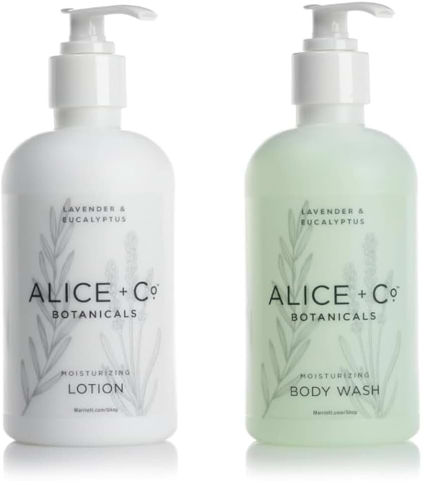 Lavender and Eucalyptus Body Wash and Lotion Set