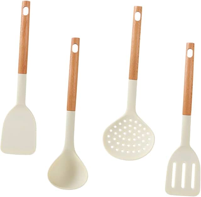 Silicone Kitchen Utensils Set, 5 Pieces