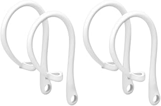 Two Pairs of White Silicone Ear Hooks
