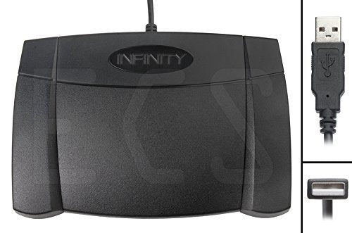 Infinity 3 USB Foot Pedal Control with Computer Plug In, one unit