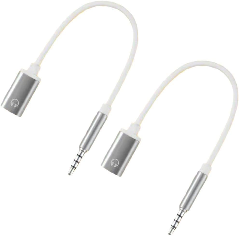 2-Pack 3.5mm to Type-C Audio Adapter Cables