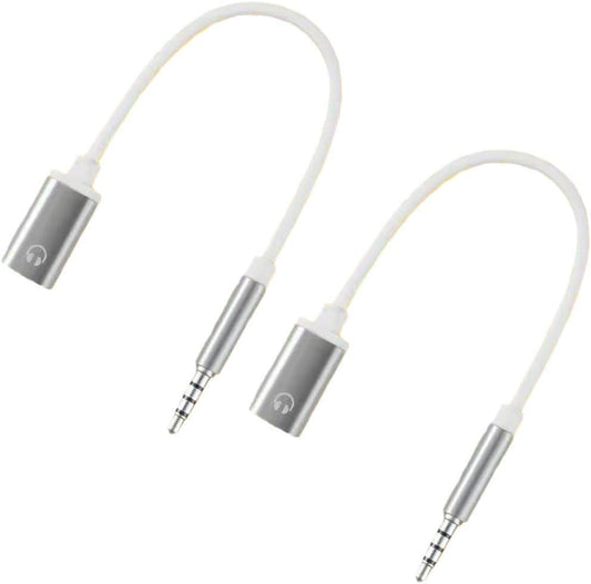 2-Pack 3.5mm to Type-C Audio Adapter Cables