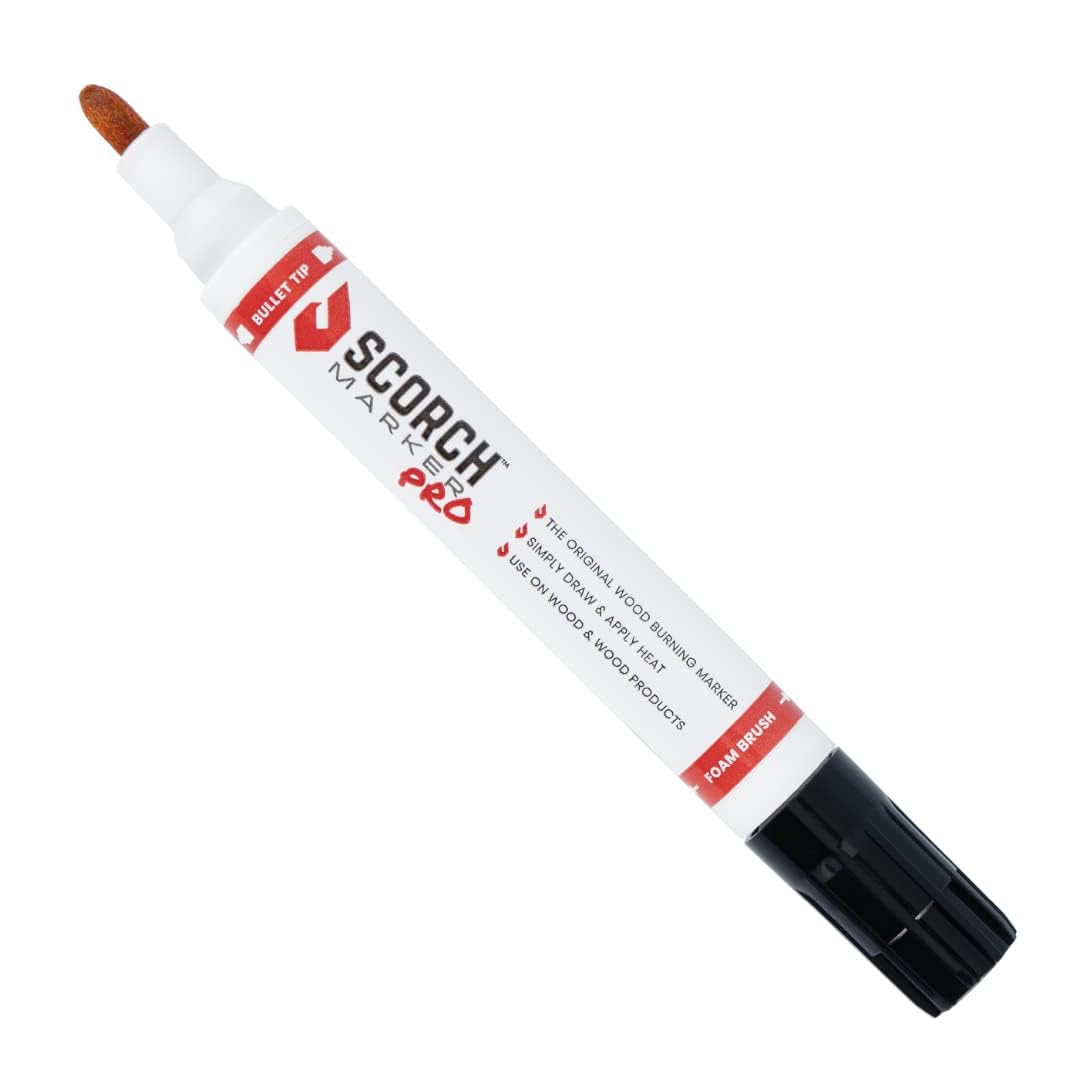Eco-Friendly Woodburning Pen Kit with Foam Tip and Brush