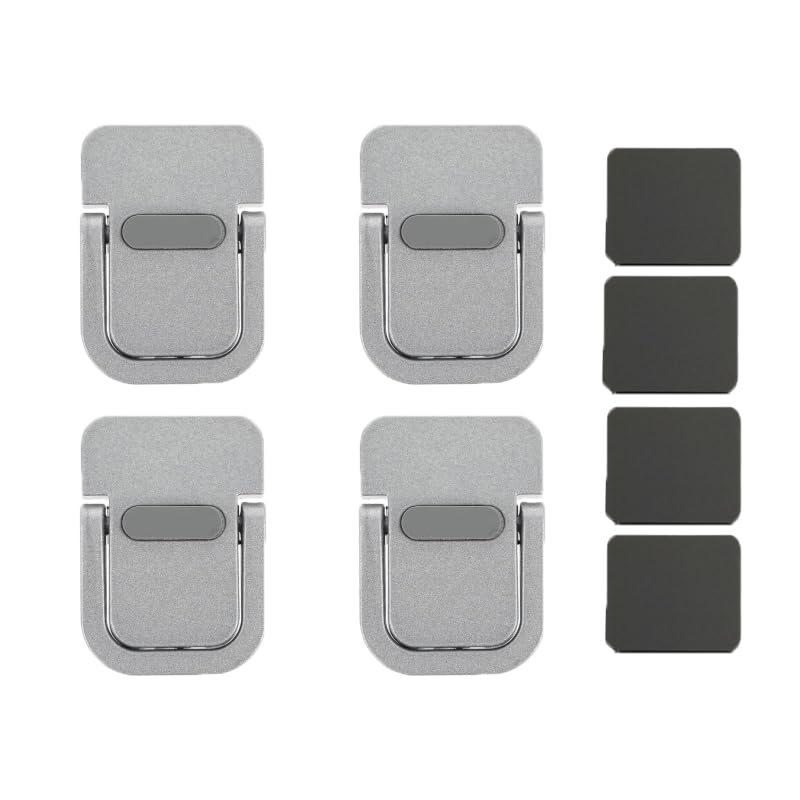 Set of four foldable keyboard risers with non-slip base