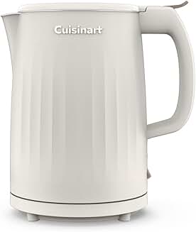 1-Liter Double Wall Electric Hot Water Kettle