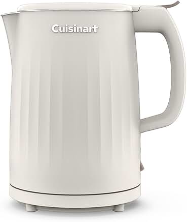 1-Liter Double Wall Electric Hot Water Kettle