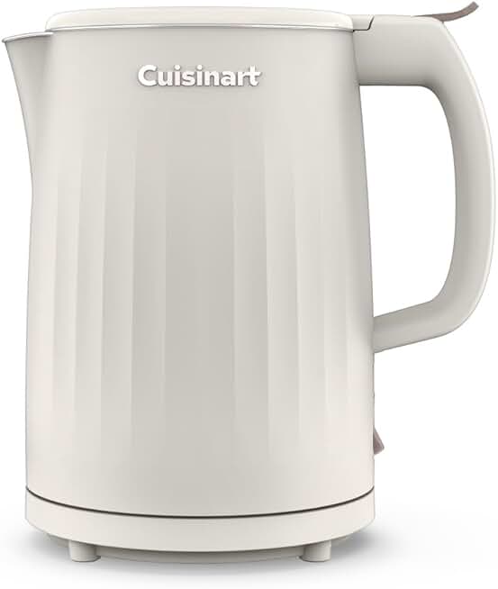 1-Liter Double Wall Electric Hot Water Kettle