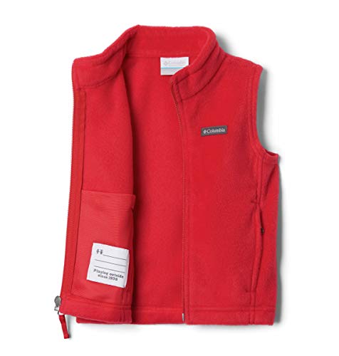 Baby Steens Mtn Fleece Vest, Mountain Red, 0/3
