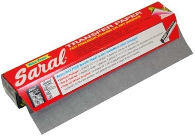 Graphite Transfer Paper for Sketching and Drawing