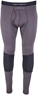 Men's Midweight Base Layer Pants with Padded Knees