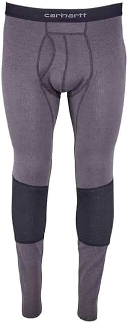 Men's Midweight Base Layer Pants with Padded Knees