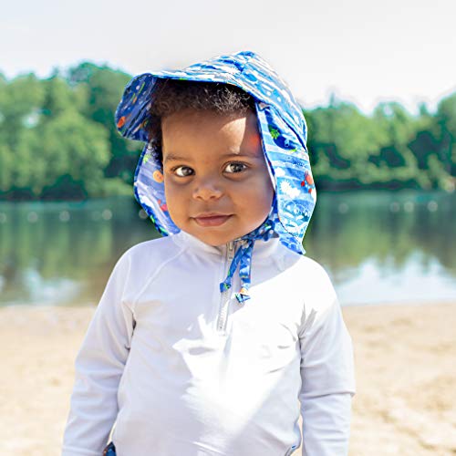 by green sprouts uni -baby Long Sleeve Rashguard | All-day UPF 50+ sun protection-wet or dry,White,12mo