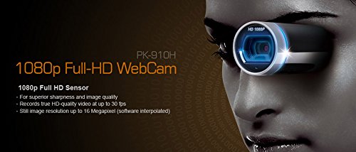 Full HD 1080p Webcam with Built-in Microphone (PK-910H)