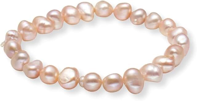 Handmade Women's Beaded Pearl Bracelet in Multiple Colors