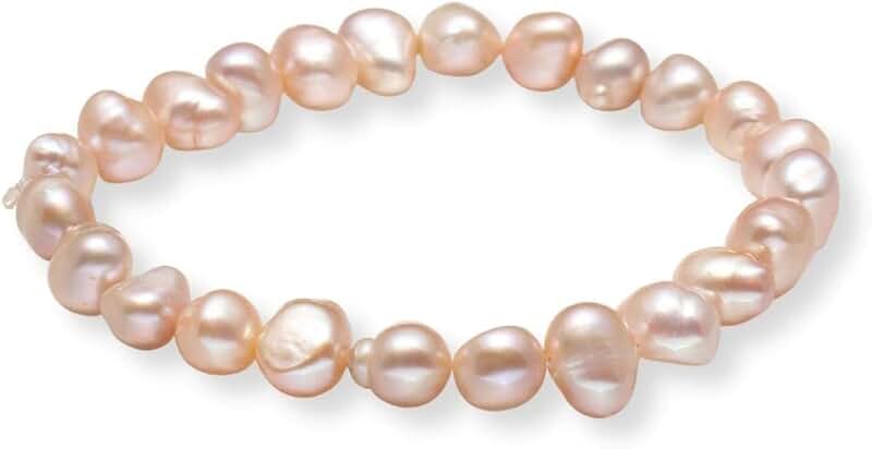 Handmade Women's Beaded Pearl Bracelet in Multiple Colors