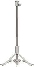 Light Gold Portable Stand with 360° Rotation and Dual Hold