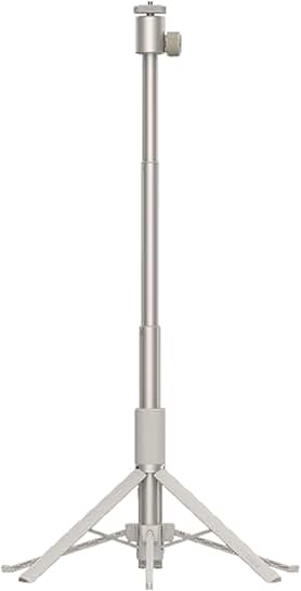 Light Gold Portable Stand with 360° Rotation and Dual Hold