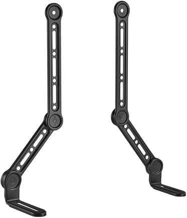 Soundbar Mount with L-Shaped Brackets for TVs