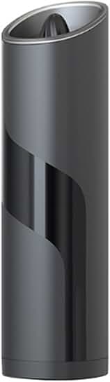 Electric refillable salt and pepper grinder, black, 20.3x5.6cm