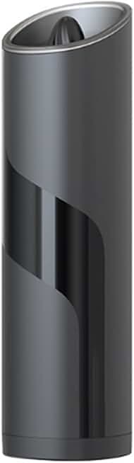 Electric refillable salt and pepper grinder, black, 20.3x5.6cm