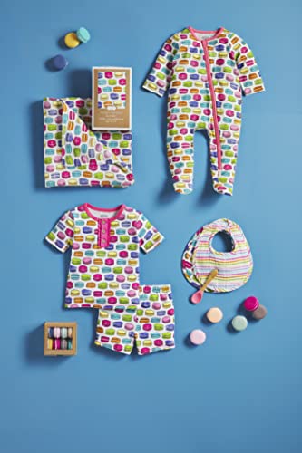 Baby Girl Food Footed Sleeper, Macaron, 0-3 Months