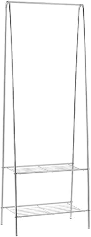 Heavy Duty Stainless Steel Clothing Rack with Shelves