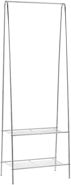 Heavy Duty Stainless Steel Clothing Rack with Shelves