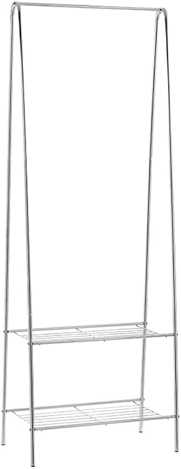 Heavy Duty Stainless Steel Clothing Rack with Shelves