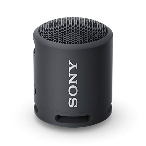 SRS-XB13 Extra BASS Wireless Bluetooth Portable Lightweight Compact Travel Speaker, IP67 Waterproof & Durable for Outdoor, 16 Hour Battery, USB Type-C, Removable Strap, and Speakerphone, Black